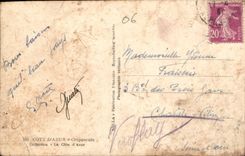 CPA Cote d'Azur Crepuscule 