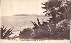 CPA Cannes vue sur l'Esterel 
