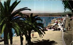 CPA Juan les Pins les Plages et le bord de mer 