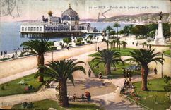 CPA Nice Palais de la Jette et Jardin Public 