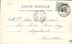 CPA Pont a Mousson Portrail de l'Eglise Siantr Martin