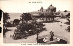 CPA La Cote d'Azur Nice Jardin Albert 1er et Jetee Promenade 