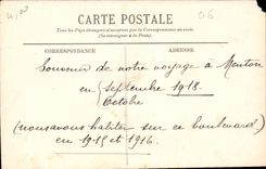 CPA Menton Vue prise des Hauteurs de Garavan 