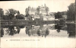 CPA Pierrefonds Le Chateau et le Lac 