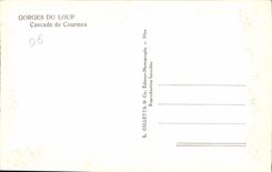 CPA Gorges du Loup Cascade de Courmes 