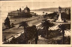 CPA Cote d'Azur Aristique Nice Les Jardins Albert I et la Jetee Promenade 