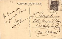 CPA Les Plus Beaux Sites des Alpes Environs de Digne les Bains B A Cascade du Bes dans les Clues de 