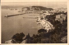 CPA Cote d'Azur Nice Vue generale et le Mont Boron 