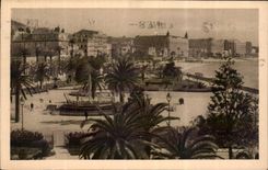 CPA Cannes Les jardins et la Croisette