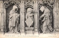 CPA Eglise de Brou Figures du Mausolee de Marguerite de Bourbon 