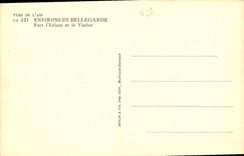 CPA Vues de l'Ain Environs de Bellegarde Fort l'Ecluse et le Viaduc