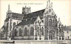 CPA Bourg Eglise de Brou Ensemble 1 