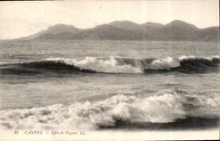 CPA Cannes Effet de Vagues 