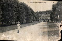 CPA Les Harras a Chamant Oise 