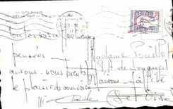 CPA La Cote d'Azur Nice la Nuit vue prise de la Mer 