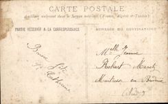 CARTE PHOTO Femme Enfant