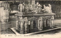 CPA Bourg Eglise de Brou Mausolee de Philibert le Beau 