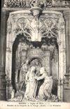 CPA Bourg Eglise de Brou retable de la Chapelle de la Vierge details la Visitation 