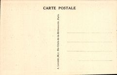 CPA Versailles le chateau la table de la Paix 