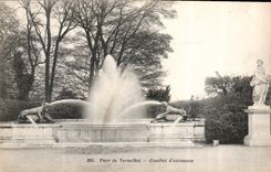 CPA Parc de Versailles Combat d'animaux