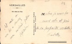 CPA Versailles Hotel de Ville 