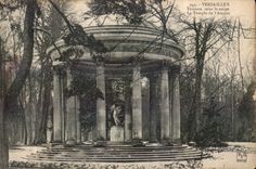 CPA Versailles Trianon sous la neige le Temple de l'Amour 