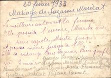 CARTE PHOTO Personnages