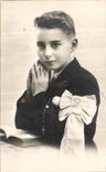 CARTE PHOTO Enfant Communiant