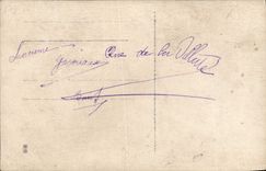 CARTE PHOTO Hommes pipe 