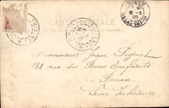 CARTE PHOTO Homme Paris 