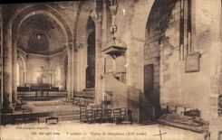CPA  Interieur de l'Eglise de Gargilesse 
