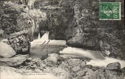 CPA Gedre Grotte de Palasset Route de Luz a Gavarnie 