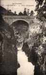 CPA Les Pyrenees Cauterets Le Pont d'Espagne 