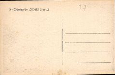 CPA Chateau de Loches I et L 