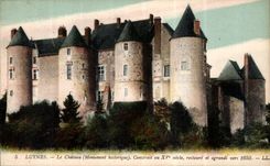 CPA Luynes le Chateau Monument historique construit au XV siecle restaure et agrandi vers 1650 
