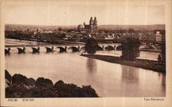 CPA Tours vue generale 