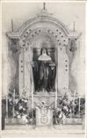 CARTE PHOTO Vierge Statue