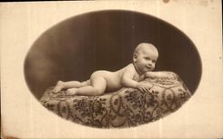 CARTE PHOTO Enfant Bebe