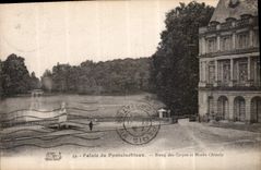 CPA Palais de Fontainebleau Etang des carpes et Musee Chinois 