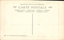 CPA La Palais de Fontainebleau La Salle du Trone 