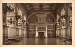 CPA Les Petits Tableaux de L'Ile de France Palais de Fontainebleau La galerie Henri II ou Salle de B