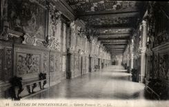CPA Chateau de Fontainebleau Galerie Francois I 