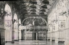 CPA Fontainebleau Grande Galerie 