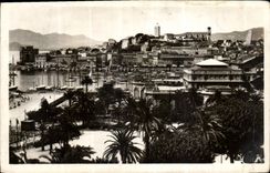 CPA Cannes le Port et le Mont Chevalier 