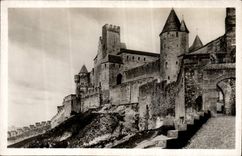 CPA Cite de Carcassonne la Porte d'Aude 