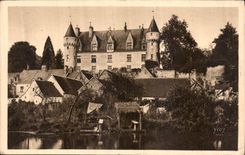 CPA Chateaux de la Loire Chateau de Montresor I et L vue generale 