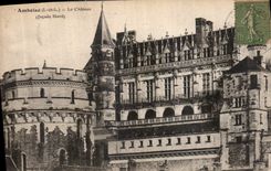 CPA Amboise I et L le Chateau Facade Nord 