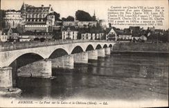 CPA Amboise le Pont sur la Loire et le Chateau Nord 