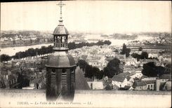 CPA Tours la Vallee de la Loire vers Vouvray 