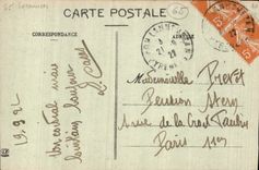 CPA Les Pyrenees Centrales Le Lac de Caillaouas Glacier des Gours Blancs et Pic Porete 